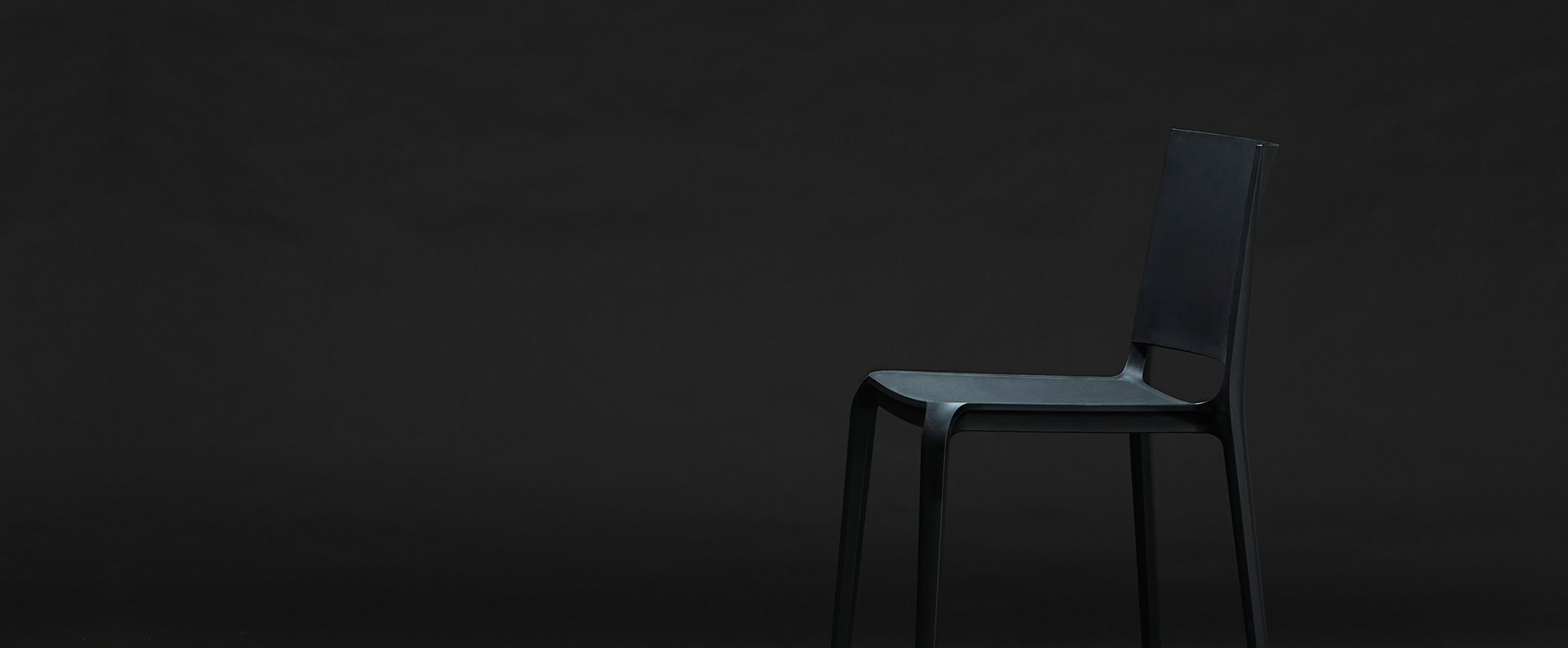 Black chair detail