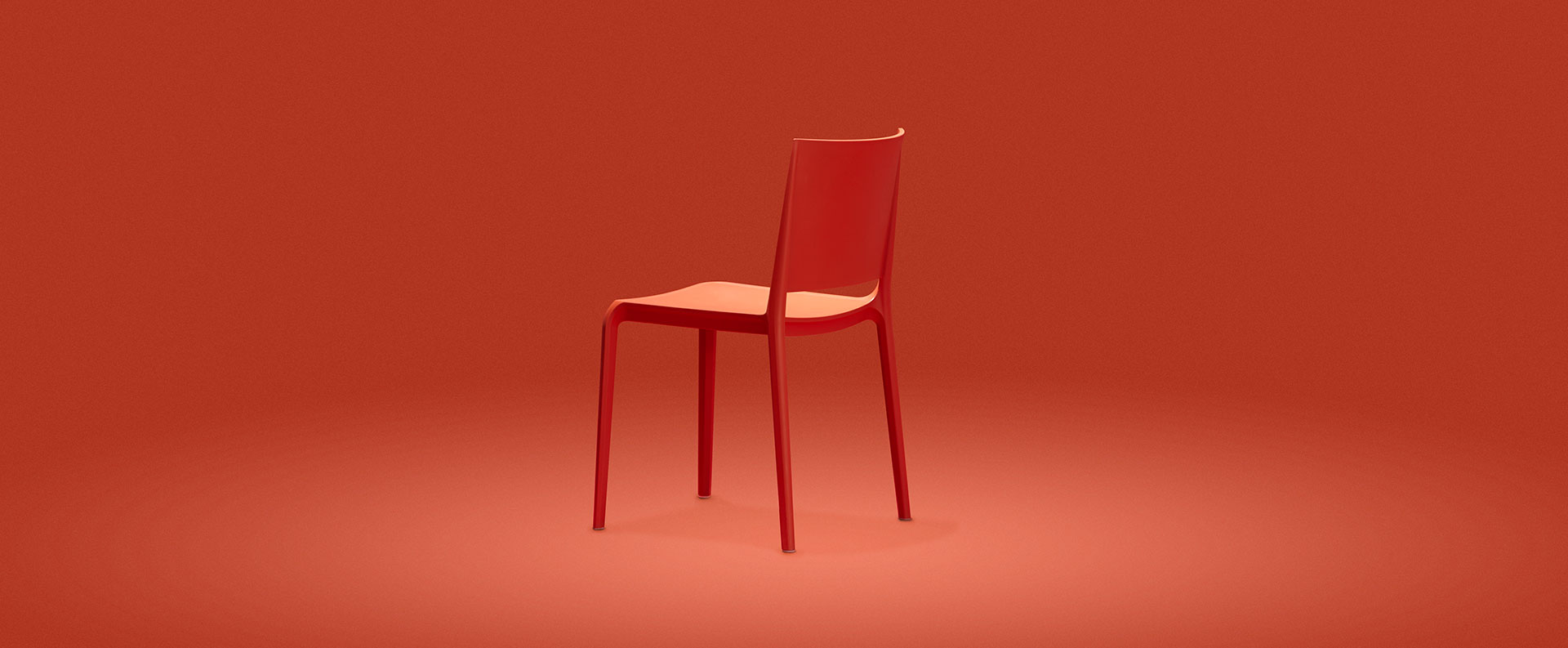 Orange chair detail